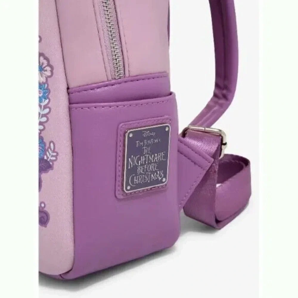 Loungefly Disney Nightmare Before Christmas Jack‎ & Sally Spring Floral Backpack
